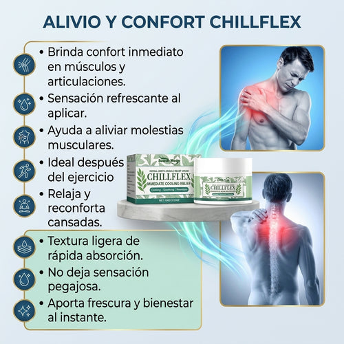 Crema ChillFlex Alivia Músculos Viral